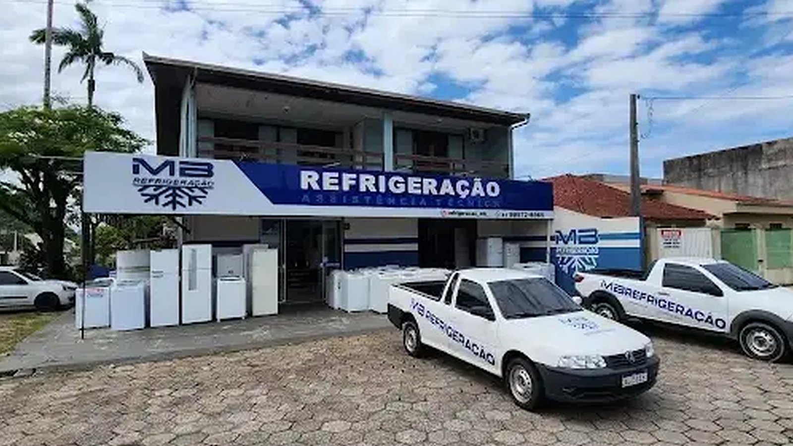 Fachada da Refrigeração MB em Guaratuba