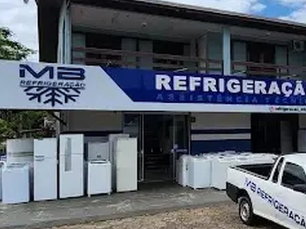 Estrutura da loja da Refrigeração MB em Guaratuba