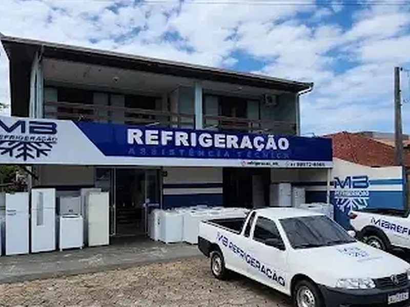 Fachada da Refrigeração MB em Guaratuba